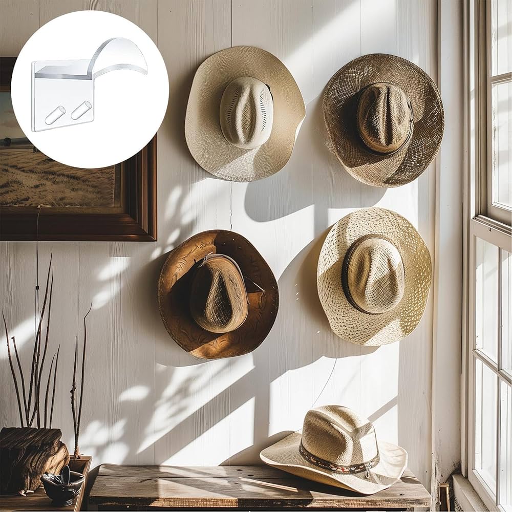 Amazon.co.jp: 野球帽用ハットフック、粘着式帽子ホルダー, 帽子